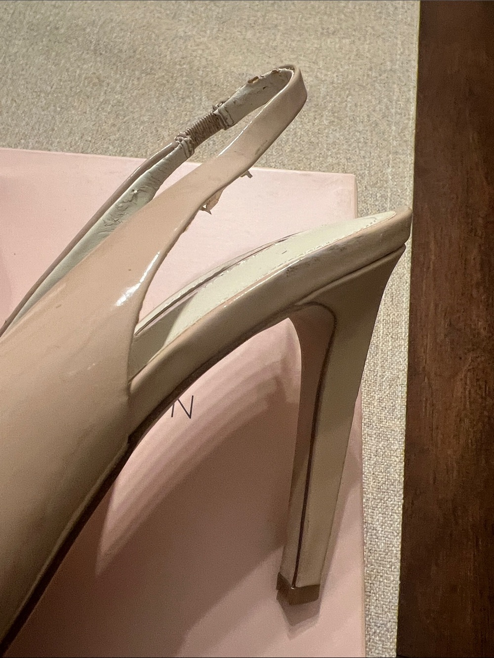 ❤️ BCBGeneration Carly Warm Sand Patent Heel - Picture 6 of 15